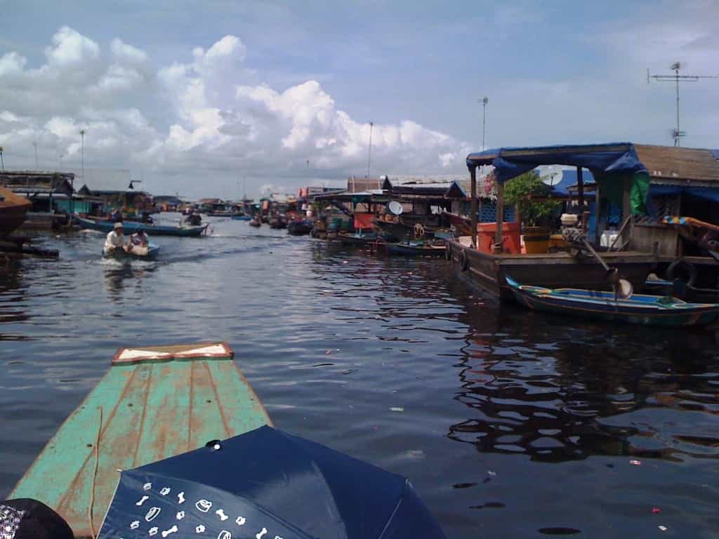 village flottant de Kompong Luong