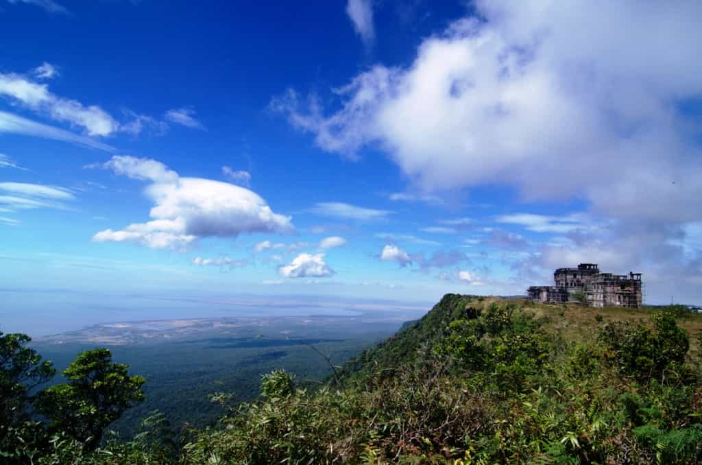 Un lac naturel à Bokor
